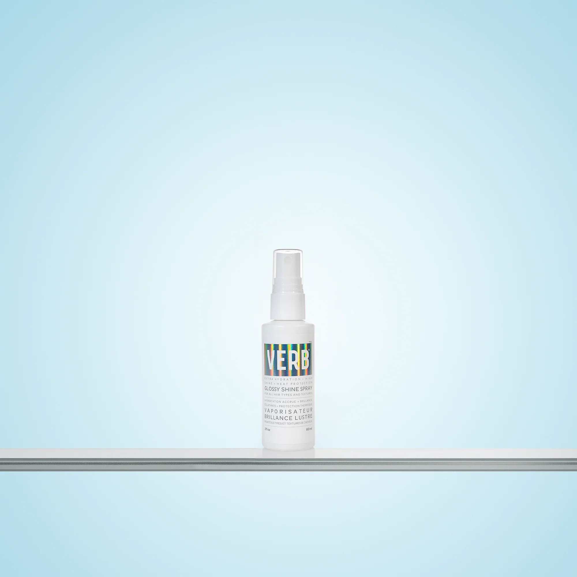 glossy shine spray with heat protection - Image 2